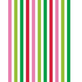 Gift Wrap (24"x100') SANTA STRIPE